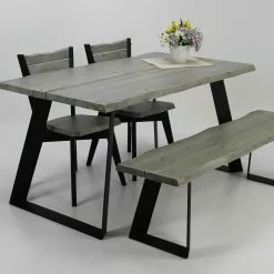 Lana Lankkupenkki Mäntykannella - Metallijaloilla - Mari-Kaluste -Huonekalu kauppa 0go0bOts scaled 1