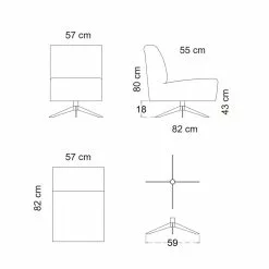 Aino -tuoli Land -kankaalla - Mari-Kaluste 7 Aino -tuoli Land -kankaalla - Mari-Kaluste -Huonekalu kauppa Aino tuoli mitat