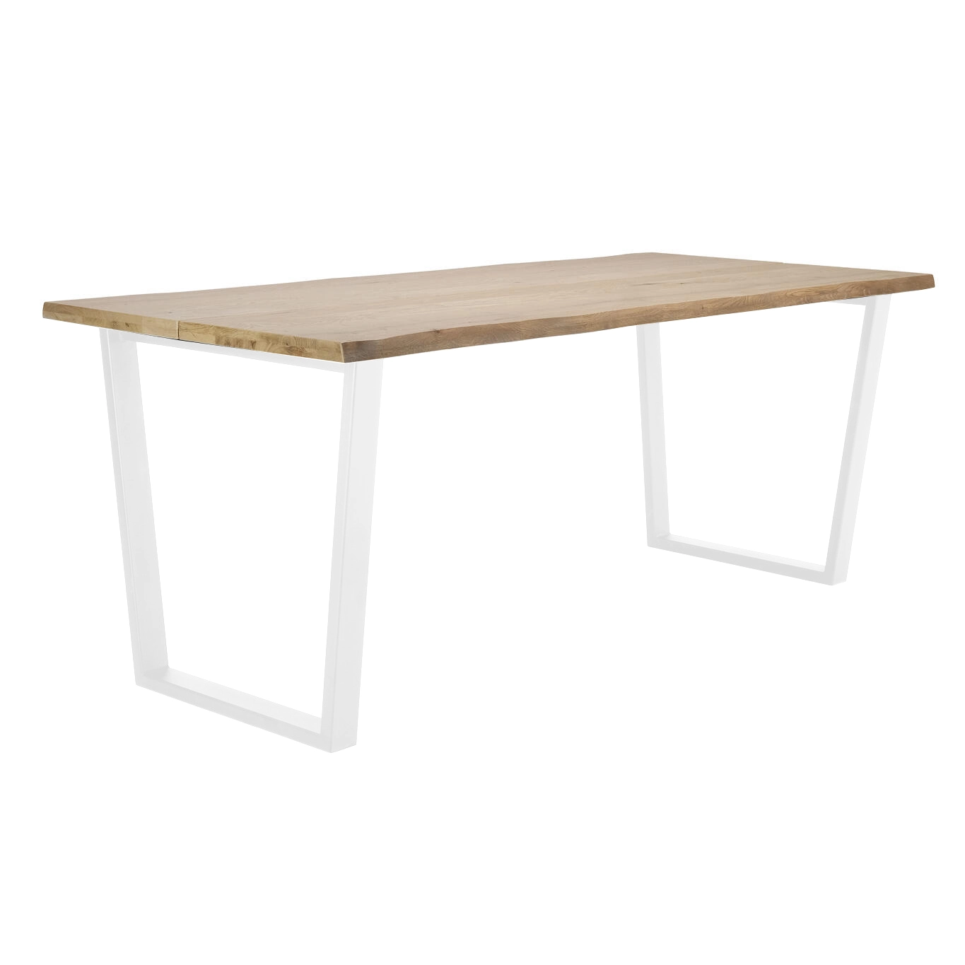 Lana Lankkupöytä Tammikannella - Metallijaloilla - Mari-Kaluste 2 Lana Lankkupöytä Tammikannella - Metallijaloilla - Mari-Kaluste - Image 2