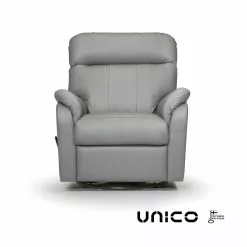 Flamingo Mekanismituoli - Merone Nahka / Kn - Mari-Kaluste -Huonekalu kauppa Flamingo recline harmaa1