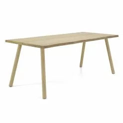 Lana Lankkupöytä Tammikannella - Puujaloilla - Mari-Kaluste -Huonekalu kauppa Lana tammi pyorea puujalka tammi 1