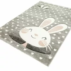 Edessä 25 Pupu Lasten Matto - Harmaa - Mari-Kaluste