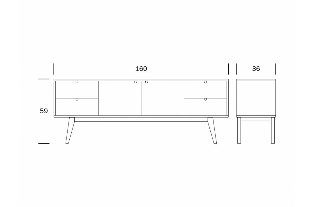 Notte Tv-taso - Mari-Kaluste 3 Notte Tv-taso - Mari-Kaluste - Image 3