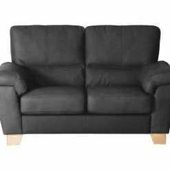 Olivia 2-istuttava Sohva Nahka/kn Kampanja - Mari-Kaluste -Huonekalu kauppa Olivia 2 nahka musta