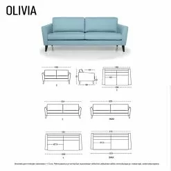 Olivia Sohvat - Land Kankaalla - Mari-Kaluste -Huonekalu kauppa Olivia tuotekortti