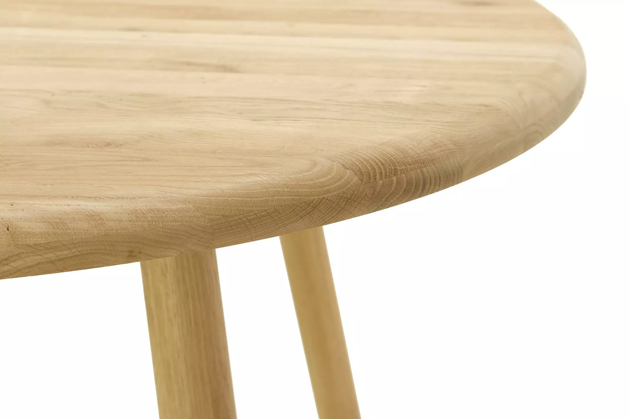 Olivia Pyöreä Lankkupöytä Tammikannella, ø115 Cm - Mari-Kaluste 3 Olivia Pyöreä Lankkupöytä Tammikannella, ø115 Cm - Mari-Kaluste - Image 3