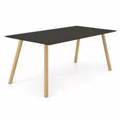 Palma Lankkupöytä Mäntykannella, Useita Kokoja - Mari-Kaluste -Huonekalu kauppa Palma.pine musta2