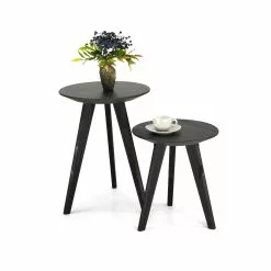 Anni Pyöreä Sohvapöytä ø45cm - Mari-Kaluste 11 Anni Pyöreä Sohvapöytä ø45cm - Mari-Kaluste -Huonekalu kauppa Round sofa table black 2 huge