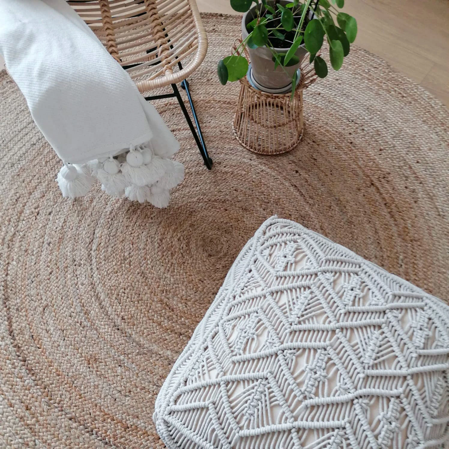 Silmu Natural Juuttimatto - Mari-Kaluste 1 Silmu Natural Juuttimatto - Mari-Kaluste