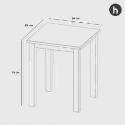 Vesa Pöytä - Mari-Kaluste 7 Vesa Pöytä - Mari-Kaluste -Huonekalu kauppa Vesa ruokapoyta68 mittapiirros 1 scaled 1000x660 1