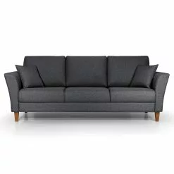 Bistro 3-Istuttava Sohva Nahka/kn - Mari-Kaluste -Huonekalu kauppa bistro tharmaa 1