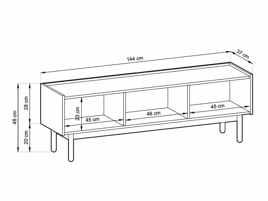 Bohox Tv-taso 144cm - Mari-Kaluste 4 Bohox Tv-taso 144cm - Mari-Kaluste - Image 4