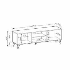 Dumont Tv-taso - Mari-Kaluste -Huonekalu kauppa dumont tv taso mittakuva