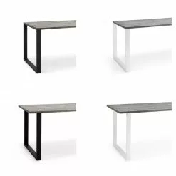 Edna Pöytä Mäntykannella - Metallijaloilla - Mari-Kaluste -Huonekalu kauppa edna5