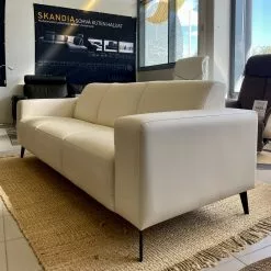 Monaco 3-istuttava Sohva Madras Nahka / Keinonahka - Mari-Kaluste