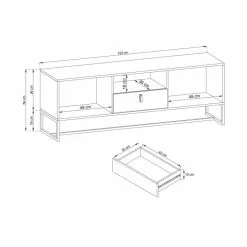 Kero Tv-taso 153 Cm - Mari-Kaluste -Huonekalu kauppa kero tv taso 153 2