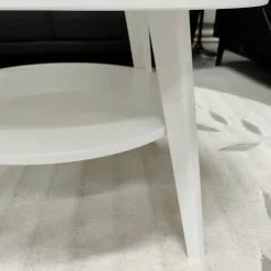 Kodikas Sohvapöytä Pyöreä - Mari-Kaluste -Huonekalu kauppa kodikas sohvapoyta valkoiset jalat