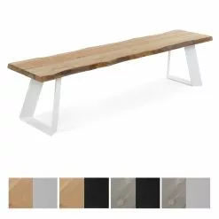 Lana Lankkupenkki Mäntykannella - Metallijaloilla - Mari-Kaluste