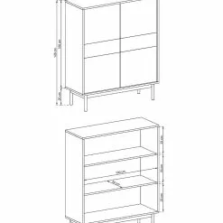 Milo Kaappi 104cm - Mari-Kaluste -Huonekalu kauppa milo kaappi 2