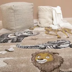 Edessä 27 Savanni Lasten Matto - Beige - Mari-Kaluste