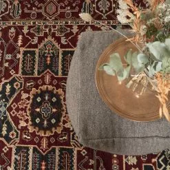 Osir Villamatto - Punainen - Mari-Kaluste -Huonekalu kauppa tunturirahi tummanharmaa fiilis